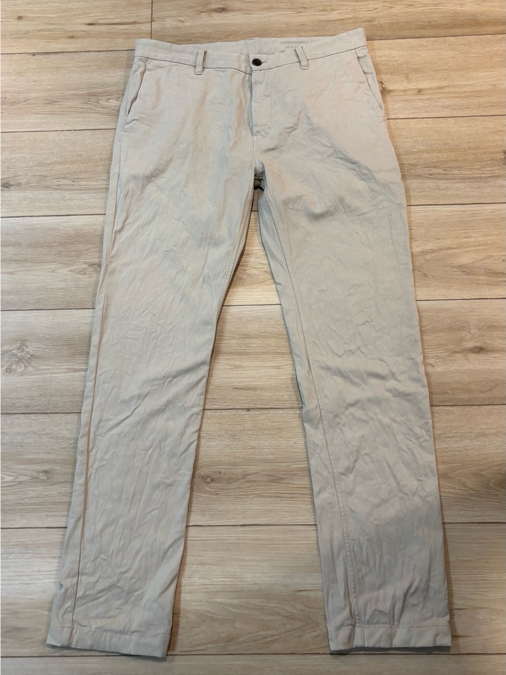 Outerknown S.E.A. Legs chino - khaki 34 x 32 tan